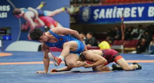 Türkiye Güreş Şampiyonası'nda serbest stil müsabakaları tamamlandı 