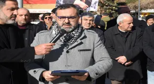 Yalova'da şehit olan polisler ve Kassam Tugayları üyeleri için Malatya'da cenaze namazı kılındı