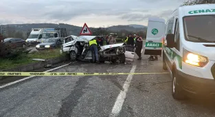 Zonguldak'taki trafik kazasında yaralanan kişi yaşam mücadelesini kaybetti