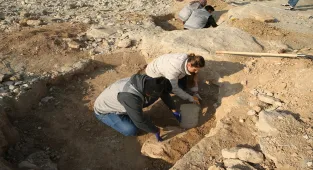 Adıyaman'da Göbeklitepe'deki T taşları andıran yapılar bulundu