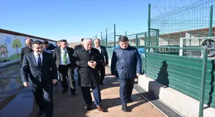 Aksaray Valisi Murat Duru ve Belediye Başkanı Evren Dinçer, projeleri inceledi