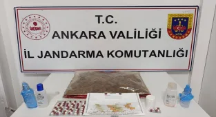 Ankara'da uyuşturucu operasyonunda 1 kişi yakalandı
