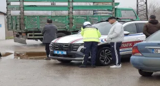 Beypazarı'nda jandarmadan asayiş ve trafik denetimi 