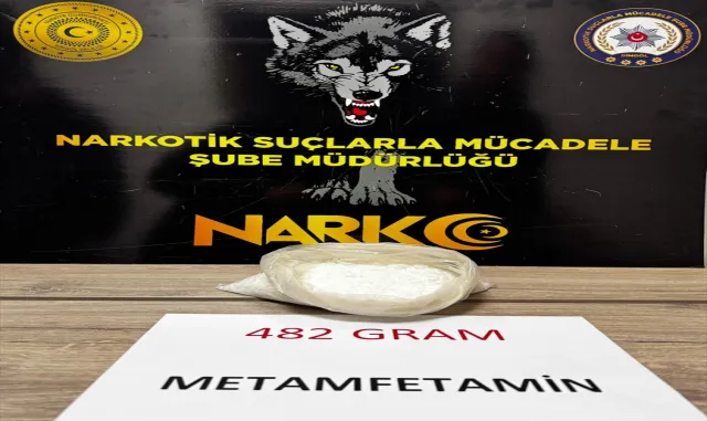 Bingöl'de 482 gram sentetik uyuşturucu ele geçirildi