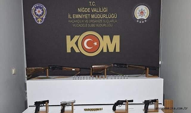 Bireysel silahlanmaya yönelik operasyon: 1 kişi tutuklandı!