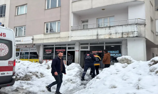 Bitlis'te üzerine kar kütlesi düşen kadın yaralandı