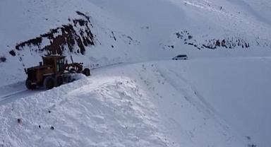 Bitlis'te yoğun kar ulaşımı etkiledi: Bazı yollar ağır vasıtalara kapalı