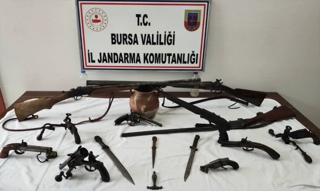 Bursa'da tarihi eser operasyonunda bir zanlı yakalandı