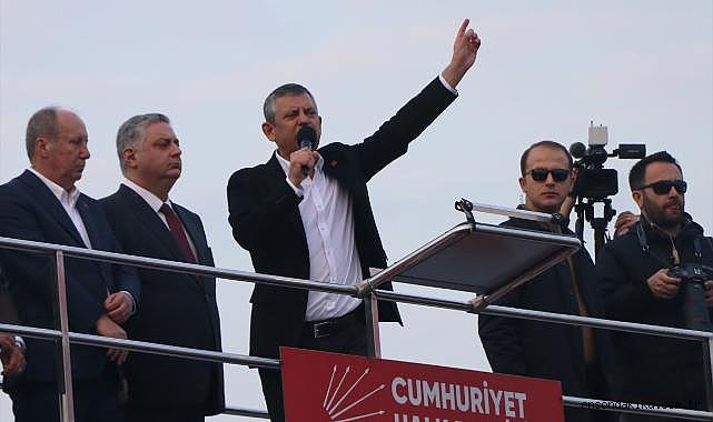 CHP Genel Başkanı Özgür Özel, Yalova mitinginde konuştu