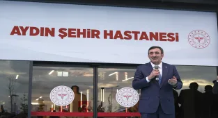 Cumhurbaşkanı Yardımcısı Yılmaz Aydın Şehir Hastanesi'nin açılışında konuştu
