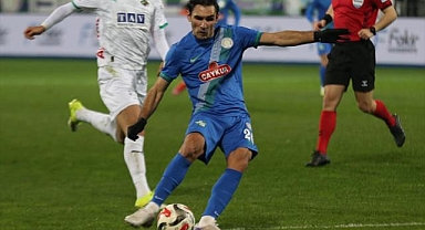 Futbol: Trendyol Süper Lig / Rizespor: 1 - Alanyaspor:1