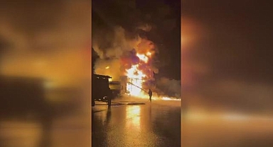 Gaziantep’te tır yangını: TAG Otoyolu’nda korku dolu anlar