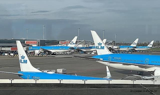 Hollanda hava yolu şirketi KLM, ikinci bir duyuruya kadar Tel Aviv'e uçuşları iptal ettiğini açıkladı