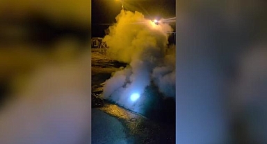 Jeotermal boru hattında buhar sızıntısı paniği!