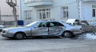 Karaman'da trafik kazasında 2 kişi yaralandı