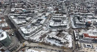 Malatyalı esnaf yeni çarşıdaki iş yerlerinde kepenk açmaya hazırlanıyor