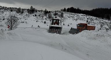 Ordu'da kar ve tipi nedeniyle ulaşımda aksamalar yaşandı