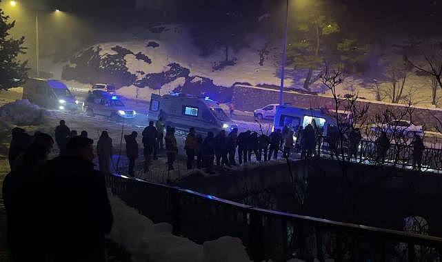 Otomobil köprüden düştü içindeki 5 kişi yaralandı