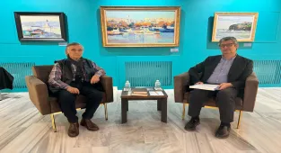 Ressam Teymur Ağalıoğlu'nun sanat anlayışı Zeytinburnu'nda konuşuldu