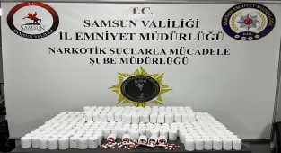 Samsun'da 18 bin 900 uyuşturucu hap ele geçirildi