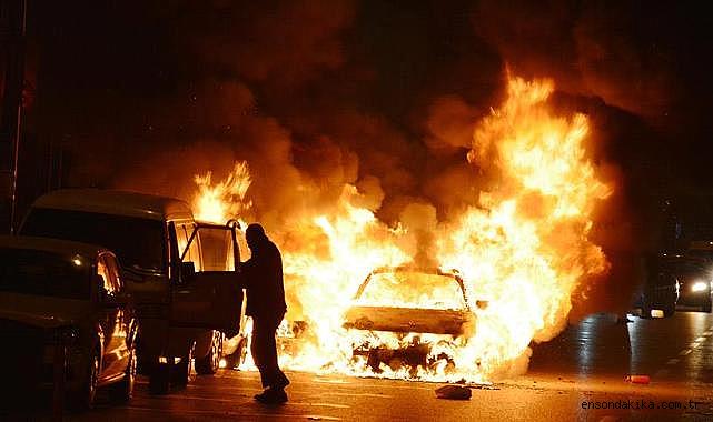 Yanmış Otomobilde ceset bulundu: 1 şüpheli tutuklandı! (GÜNCELLEME)