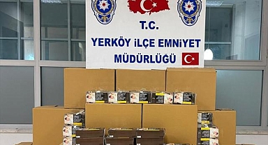 Yozgat'ta 190 bin makaron ele geçirildi