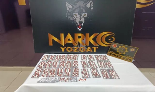 Yozgat'ta uyuşturucu operasyonunda 2 zanlı yakalandı