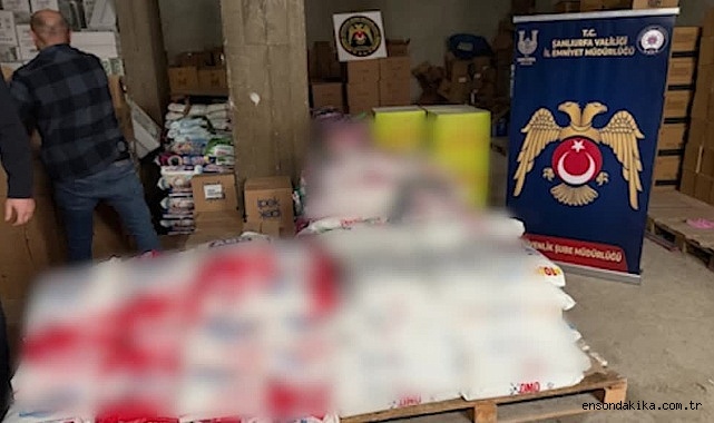 28,5 ton sahte deterjan ele geçirildi