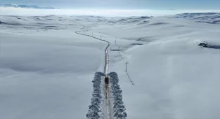 Ağrı'da kar nedeniyle 41 köy yolu ulaşıma kapandı