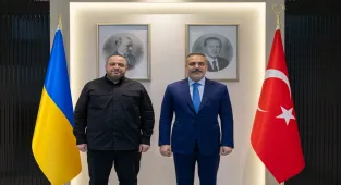 Bakan Fidan Ukrayna Ulusal Güvenlik ve Savunma Konseyi Sekreteri Umerov ile Ankara'da görüştü