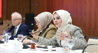 Bakan Göktaş, İslam Toplumu Milli Görüş Genel Başkanı Ergün ile görüştü