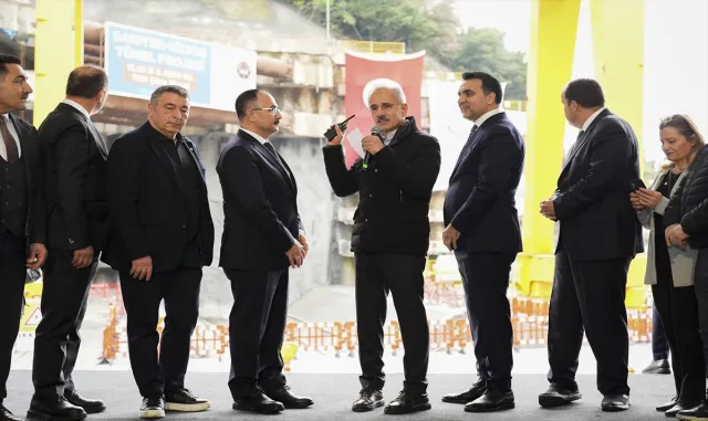 Bakan Uraloğlu Sarıyer-Kilyos Tünel Projesi TBM Kazı Çalışmaları Tamamlama Töreninde konuştu: