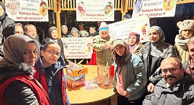 Erzincan'da gönüllü gençler kanser tedavisi gören çocuğa sürpriz etkinlikle moral verdi