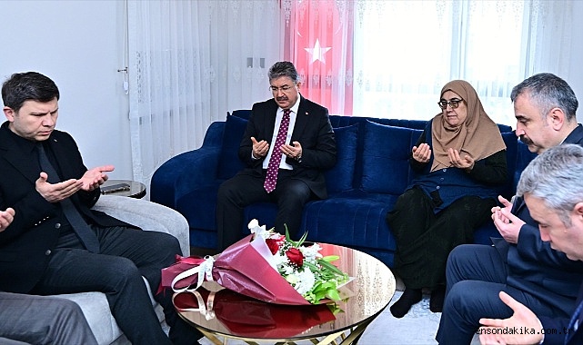 Eskişehir Valisi Yılmaz, şehit Mevlüt Kahveci'nin ailesini ziyaret etti