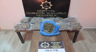 Hatay'da bir tırda 5 kilo 450 gram uyuşturucu ele geçirildi