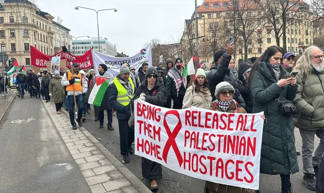 İsveç'te İsrail'in Batı Şeria'daki ilhak planı protesto edildi