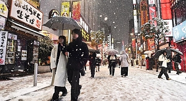 Japonya'da şiddetli kış şartlarından kaynaklanan can kayıplarının sayısı 46'ya yükseldi