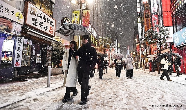 Japonya'da şiddetli kış şartlarından kaynaklı ölümlerin sayısı 27'ye yükseldi