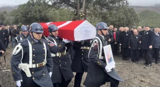 Kalp krizi sonucu vefat eden asker Sinop'ta toprağa verildi