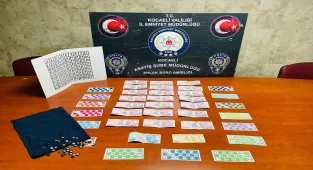 Kocaeli'de kumar oynayan 7 kişiye 81 bin 228 lira ceza kesildi