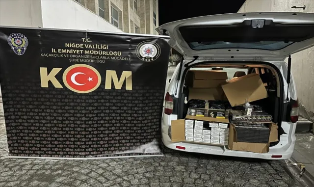 Niğde'de kaçakçılık operasyonunda 2 şüpheli yakalandı