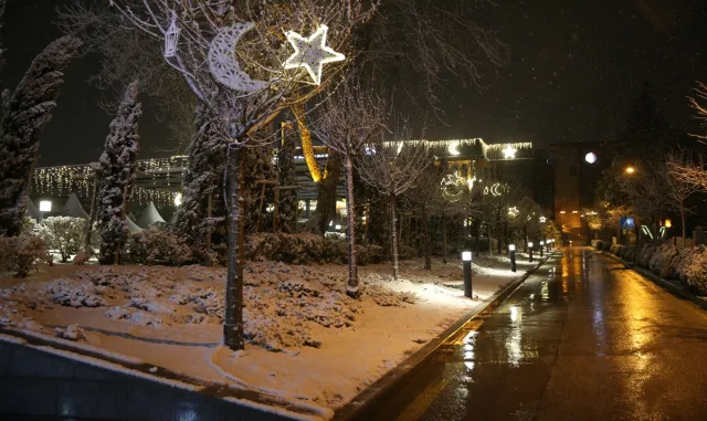 Niğde'de kar yağışı etkili oluyor