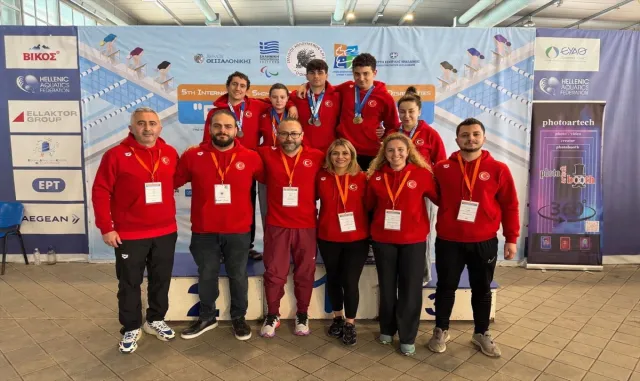 Özel milli yüzücülerden Yunanistan'da 5. Açık Yüzme Turnuvası'nda 9 madalya