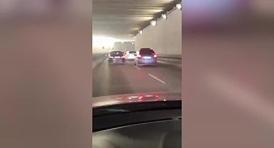 Pendik'te konvoy oluşturarak tünel kapatan 4 sürücüye para cezası