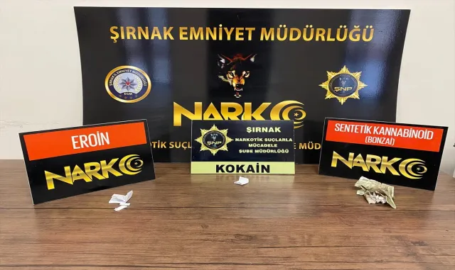 Şırnak'ta uyuşturucu operasyonunda 5 şüpheli gözaltına alındı