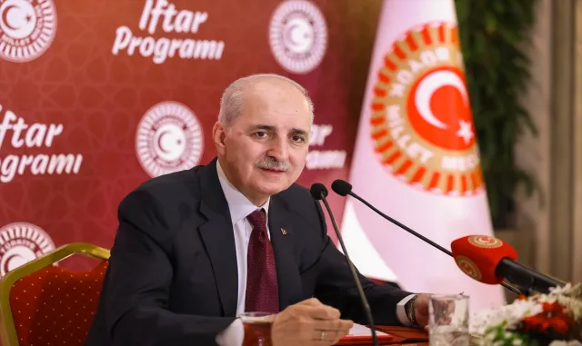 TBMM Başkanı Kurtulmuş, medya kuruluşlarının genel yayın yönetmenleriyle bir araya geldi: (1)