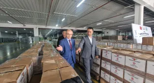 Türkiye Diyanet Vakfı, Özbekistan'da 900 aileye gıda yardımı yaptı