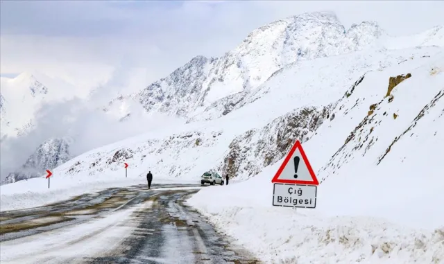 Yıldız Dağı'nda çığ ve kurtarma tatbikatı yapıldı