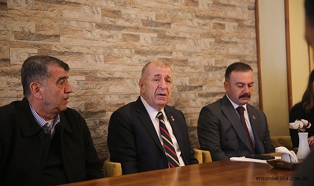 Zafer Partisi Genel Başkanı Ümit Özdağ Hatay'da temaslarda bulundu
