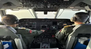 Deniz Kuvvetleri Komutanlığı, Senegal'de arama kurtarma eğitimi kapsamında uçuşlar gerçekleştirdi